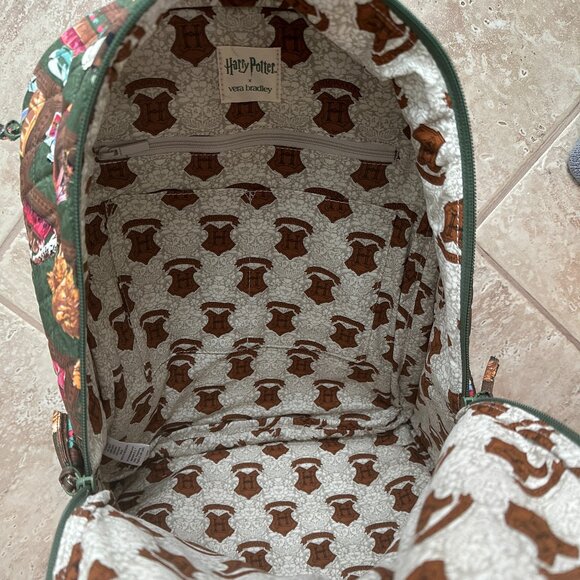 VERA BRADLEY HARRY POTTER BANCROFT BACKPACK:NWT HOGWARTS LIBRARY main image 6
